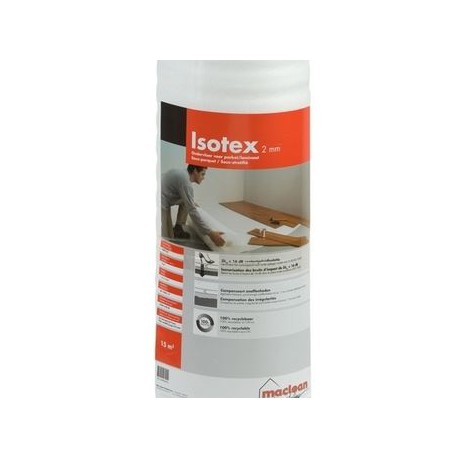 Isotex witte ondervloer foam schuim